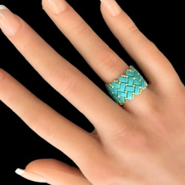 Herringbone Ring – Oasis