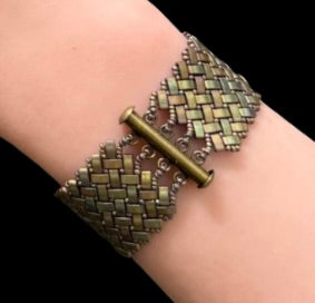 Herringbone Bracelet - Burnished