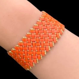 Herringbone Bracelet - Sunset