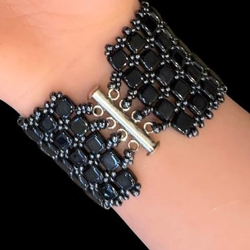 Lattice Tiles - Graphite Glow