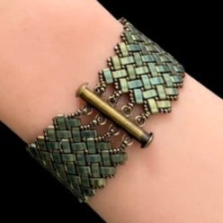 Herringbone Bracelet - Patina