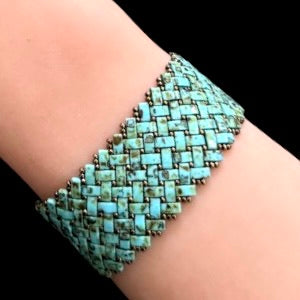Herringbone Bracelet - Desert Sky