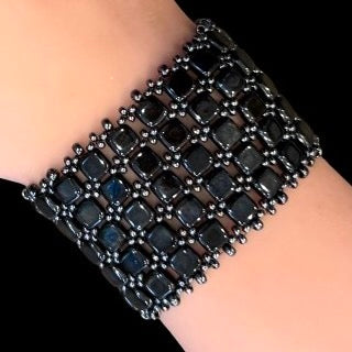 Lattice Tiles - Graphite Glow