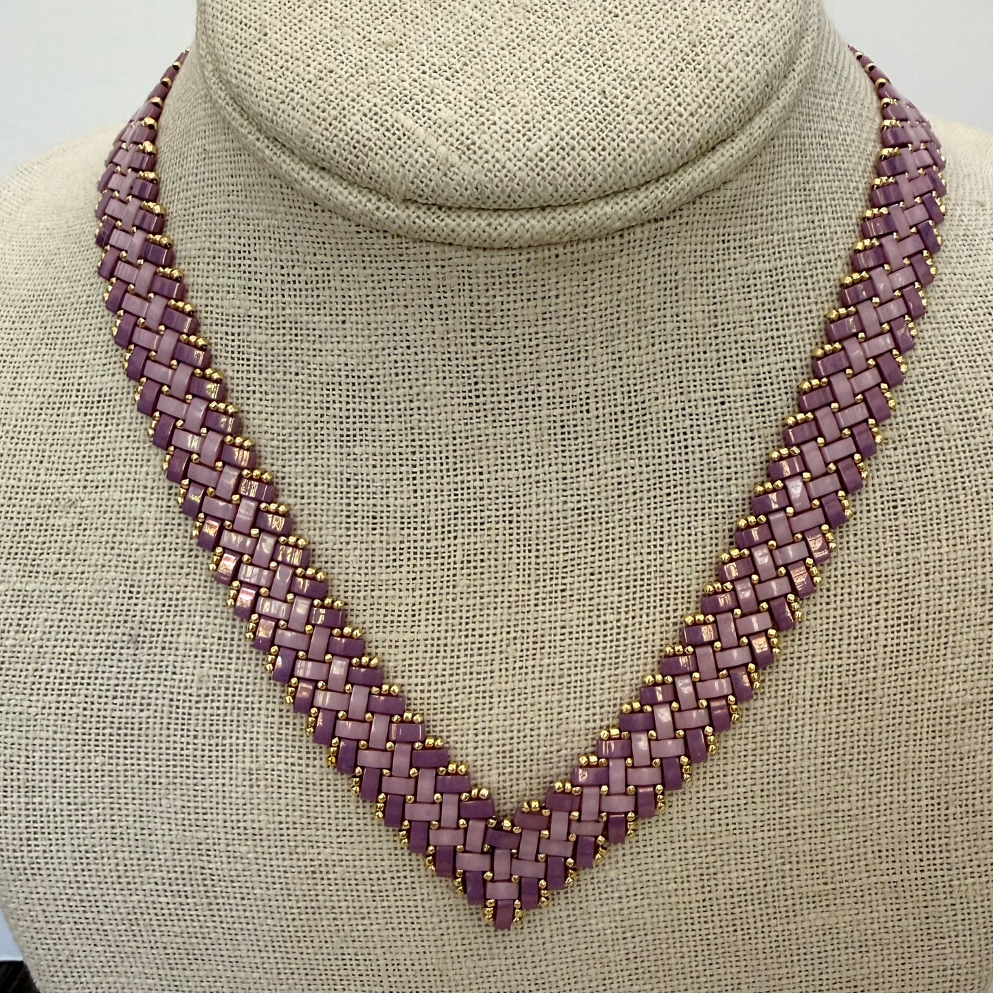 Herringbone  - Orchid