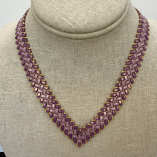 Herringbone  - Orchid