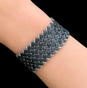 Herringbone Bracelet - Smoky