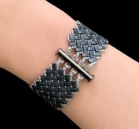 Herringbone Bracelet - Smoky